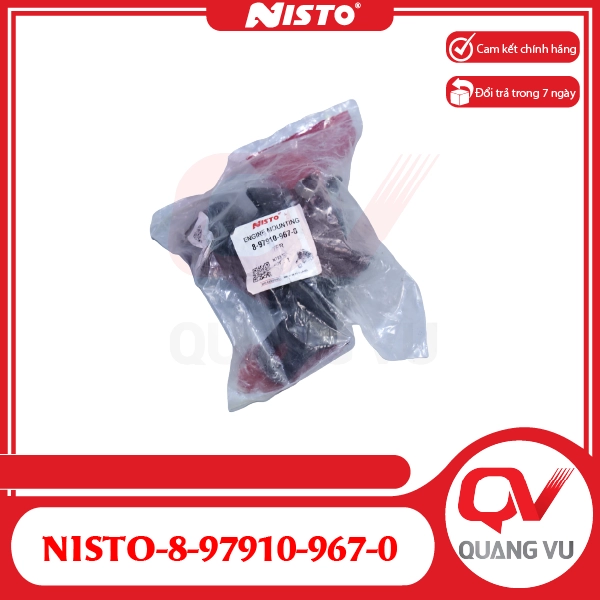 Cao su chân máy trái Isuzu Hi Lander NISTO-8-97910-967-0 - 01