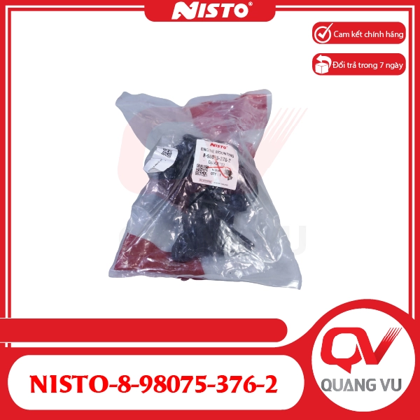 Cao su chân máy trái Isuzu D Max 2012 NISTO-8-98075-376-2 - 01