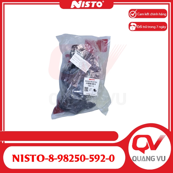Cao Su Chân Máy Phải Isuzu D Max NISTO-8-98250-592-0 - 01