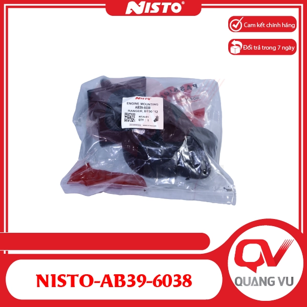 Cao Su Chân Máy Phải Mazda BT50 Ford Ranger NISTO-AB39-6038 - 01