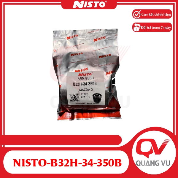 Cao su càng A lớn ruột ép Ford Focus, Mazda 3 NISTO B32H - 01