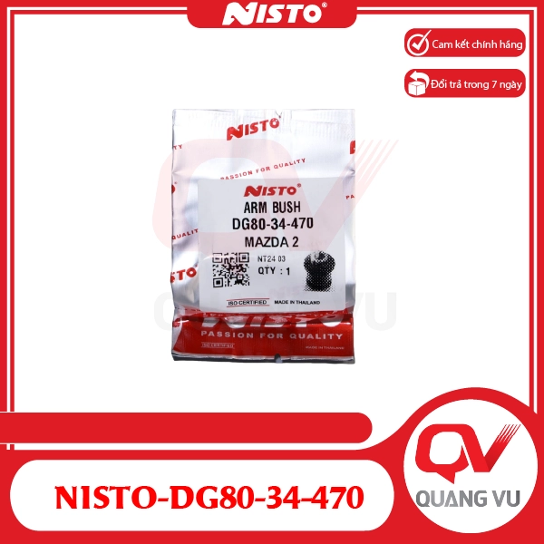 Cao Su Càng A Nhỏ Ford Fiesta NISTO DG80-34-470 - 01