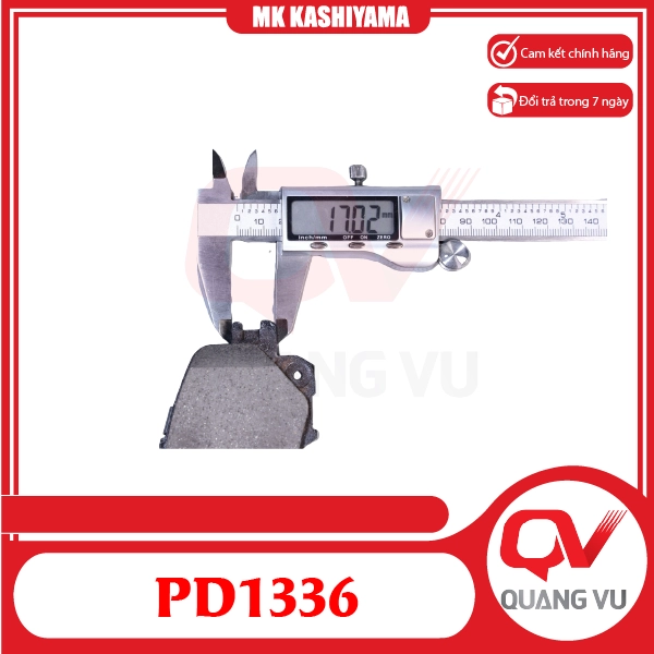 Bố thắng trước Nissan X Trail Chevrolet Trailblazer PD1336 - 02