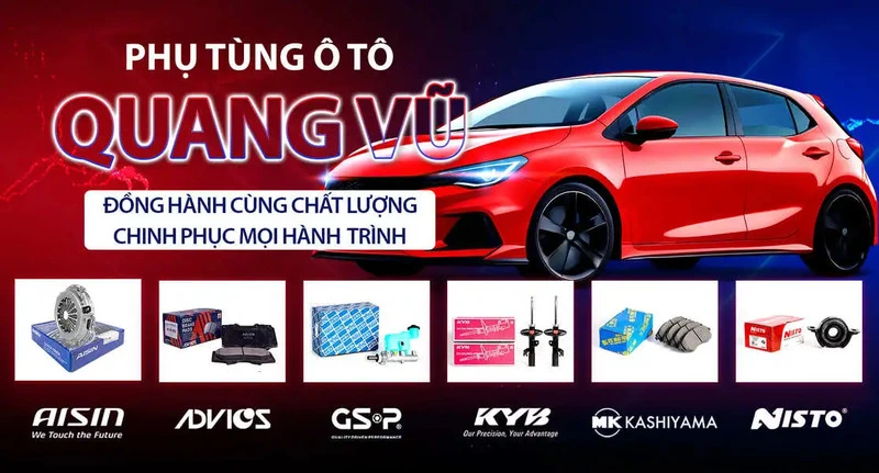 Phụ tùng ô tô quang vũ 10 BANNER TRANG CHU 1 1